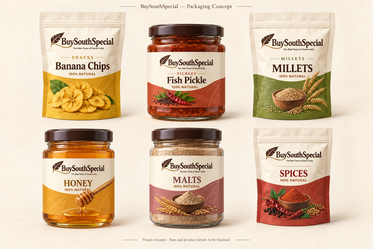 Snacks packaging concept